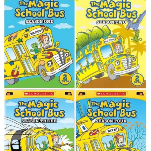 The Magic School Bus Complete Series: Seasons 1-4 (8 Disc DVD Set)