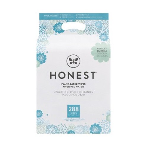The Honest Company Plant-Based Baby Wipes Classic Print (Select Count)