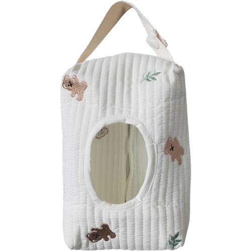 Reusable Wipe Container – Compact Baby Wipes Travel Case, Cute Wet Tissue Storage Box | Lightweight Organizer Pouch for Diaper Bag, Home, Shopping Trips, Stroller, and Outdoor