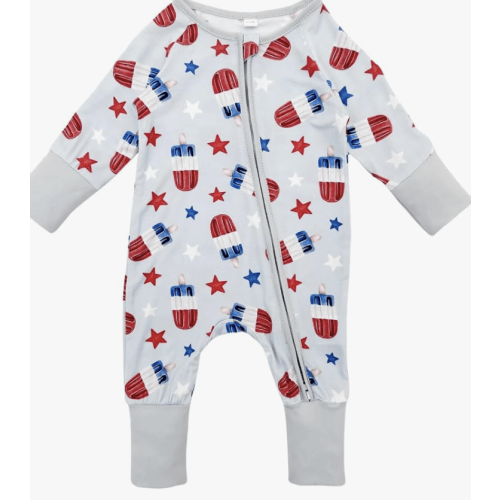 Bow Dream Baby Bamboo Rayon Pajamas,Newborn Sleepers for Girls and Boys | rayon from bamboo, newborn sleepers and rompers, baby girl and boy styles, multiple colors and sizes up to 18-24 months