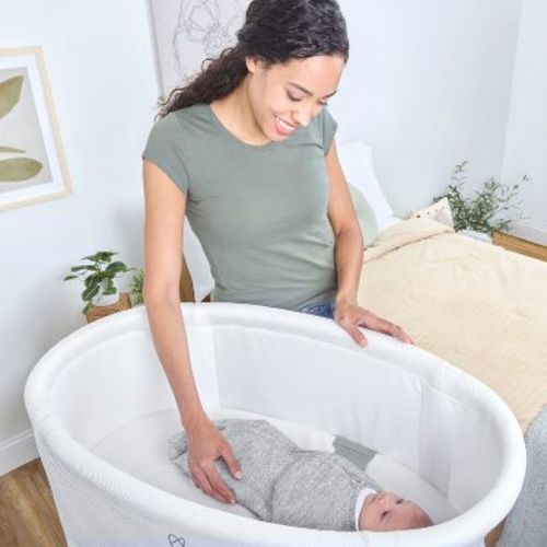 SwaddleMe by Ingenuity Baby Swaddle & Secure Sleep System Swaddle Long Sleeve Leotard - Gray 0-2m