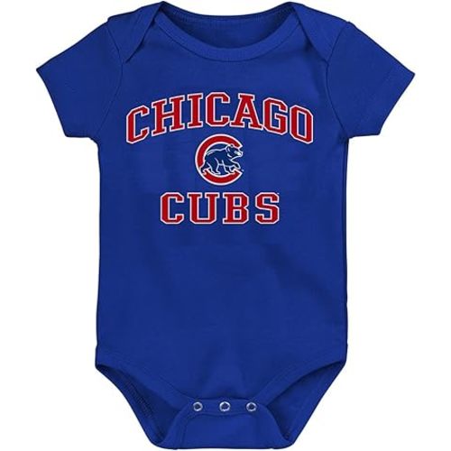 Outerstuff MLB Officially Licensed 0-24 Months City Headline Arch Logo Creeper Bodysuit Romper