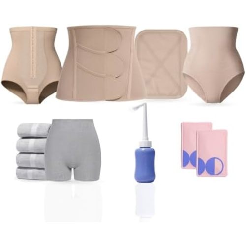 MISTY PHASES Women's Postpartum Recovery Kit - Deluxe Natural Essential