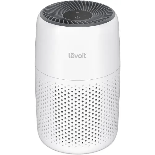 LEVOIT Air Purifiers for Bedroom Home Dorm, AHAM VERIFIED, 3-in-1 Filter Claener with Fragrance Sponge, Portable Filters Smoke, Allergens, Pet Dander, Odor, Dust, Office, Desktop, Core Mini-P, White