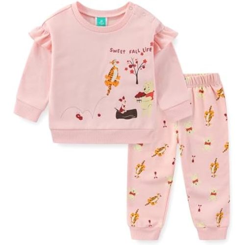 Disney Winnie the Pooh Baby Girls Sweatshirt and Pants Set for Infants