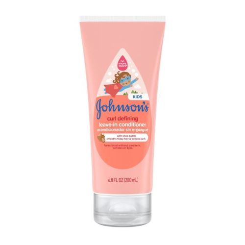 Johnson's Kids Curl Defining Leave-In Conditioner, Shea Butter, Gentle for Toddlers' Hair - 6.8 fl oz
