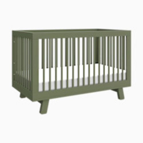 babyletto Hudson 3-in-1 Convertible Crib with Toddler Bed Conversion Kit - Olive