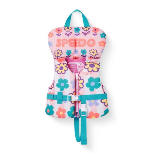 Speedo Infant Unicorn Flower Fields Kids' Life Jacket Vest - Pink Youth Jacket (Size by Weight)