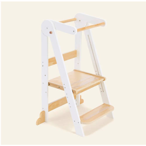 HARPPA Nordi | Foldable Toddler Tower – Compact Montessori-Inspired Standing Tower for Ages 2–6, Wooden Convertible Tower for Kitchen, Bathroom & More