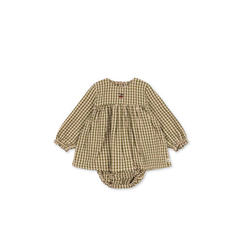 KIM ROMPER - avocado check