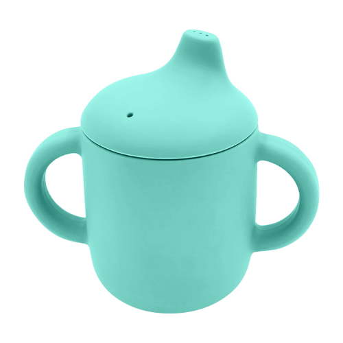 HongHeng Silicone Sippy Cup for Baby, Leak-Proof Sippy Cups for Toddler with Handles, Soft Spout Sippy Cup for Infants, 6+ Months, 6oz/180ml