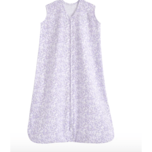 Aster Flowers Cotton Wearable Baby Blanket L | HALO