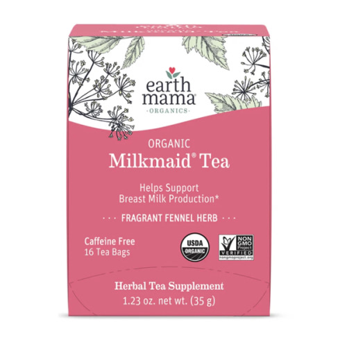 Organic Milkmaid Tea for Breastfeeding | Earth Mama