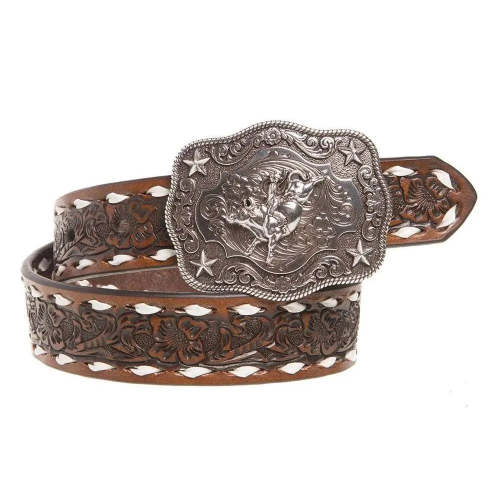 Nocona Boys Floral Belt w/ Bull Rider Buckle – Little Buffalo Creek Co.