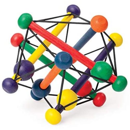 Manhattan Toy Skwish Classic Rattle and Teether Grasping Activity Toy