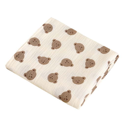 Toddler Bath Towel Gauze-Cotton Wrapping Blanket Breathable Shower Towel Crib Bedding Nursing Cover Newborns Shower Gift