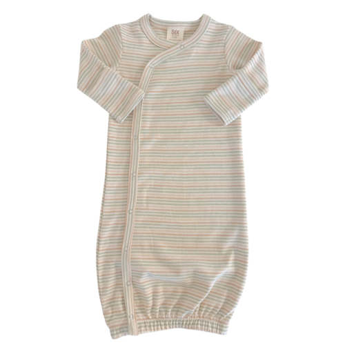 Multi Stripe / Organic Gown