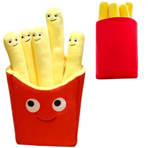 15.7-inch Hamburger French fries Plush Pillow Soft Stuffed Toy for Kids