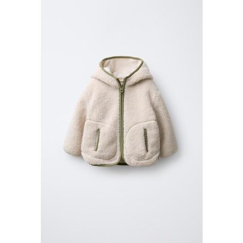 FLEECE JACKET - Ecru | ZARA United States