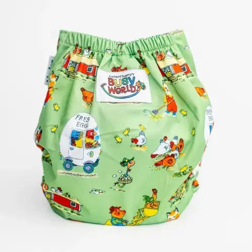 Pocket Diaper- Richard Scarry's Busy World X Kinder Diapers