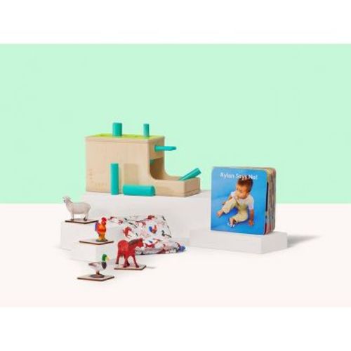 Lovevery Think It Out Mini Kit, 21m+ - 4pc: Creativity, Patterns, Sensory Development, Wood