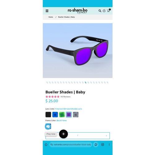 Bueller Shades | Baby