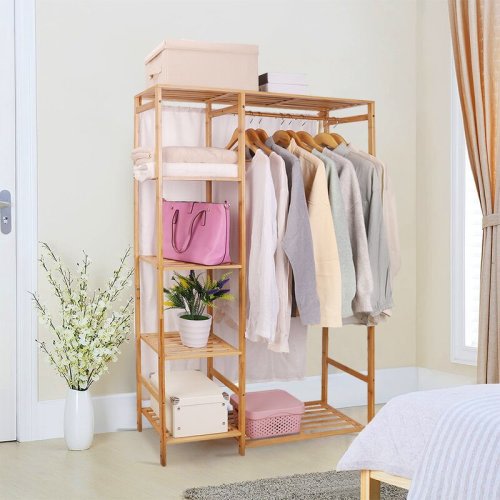 The Twillery Co. Ryland 35.4" W Garment Hanging Stand Rack & Reviews | Wayfair