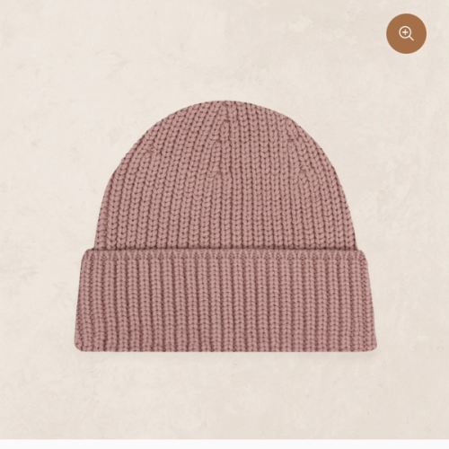 Knit Beanie - Mauve