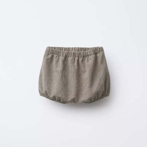 PLAID BLOOMERS - Gray / Tan | ZARA United States