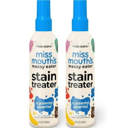 Miss Mouth's Messy Eater Stain Treater Spray - 4oz Stain Remover - & Baby Essentials - No Dry Cleaning Food, Grease, Coffee Off Laundry, Underwear, Fabric