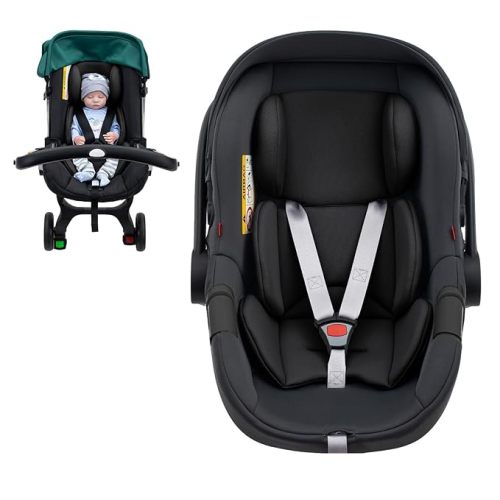 Infant Car Seat Insert for Doona, Ultra-Thick Baby Car Seat Head Support, Breathable Mesh Baby Car Seat Cushion with Natural Filled Sponge, Universal Carseat Head Support for Preemie to Toddler