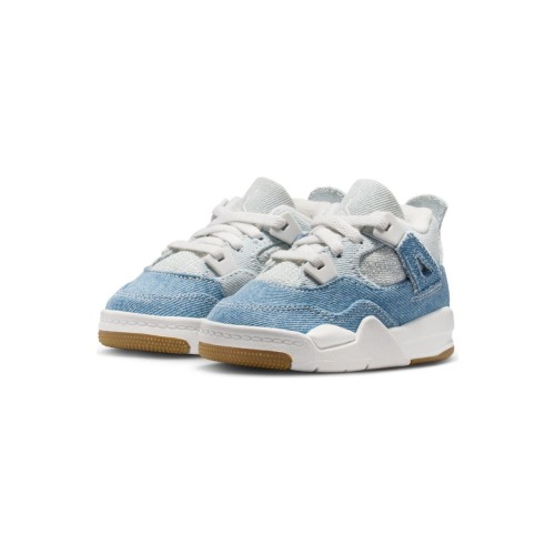 Kids' Jordan 4 Retro 'Worn Blue' Basketball Sneaker, 12 M