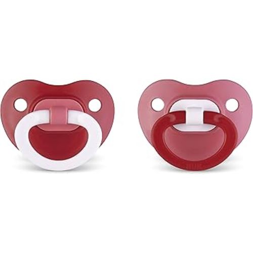 NUK Orthodontic Pacifier, Girl, 6-18 Months, 2-Pack