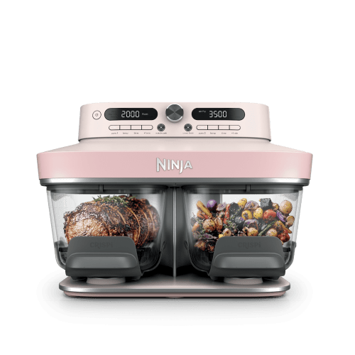 Ninja Crispi® DualZone™ Dual Basket Glass Air Fryer in Rose Quartz | SharkNinja