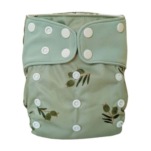 Couche Lavable Évolution -  Olive 10-35lb