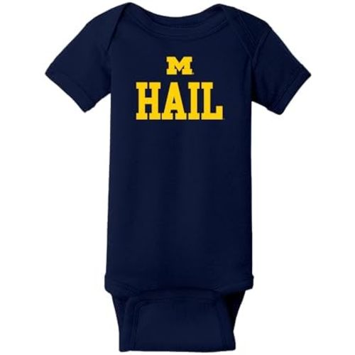 UGP Campus Apparel NCAA University Block M Hail Sports Team Creeper