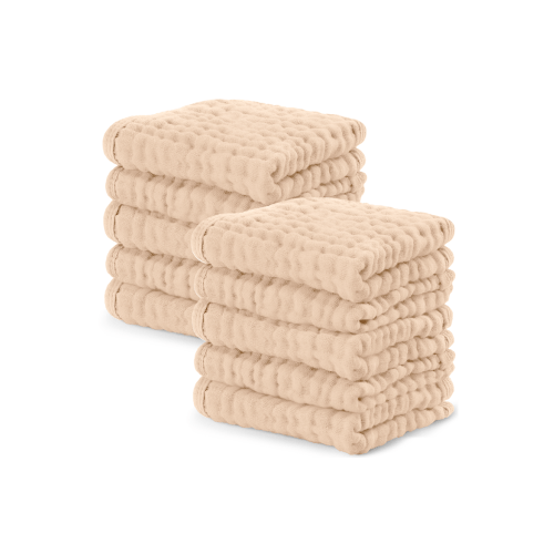 Muslin Washcloths - Pack of 10