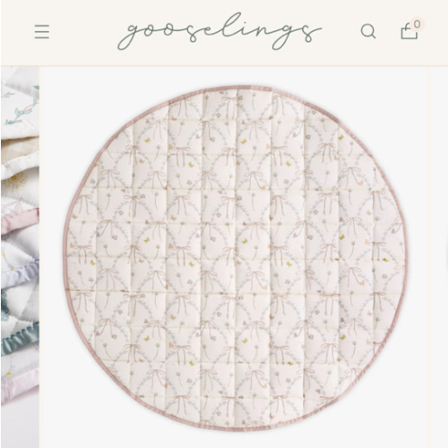 Bows & Butterfly Kisses Play Mat - Pink