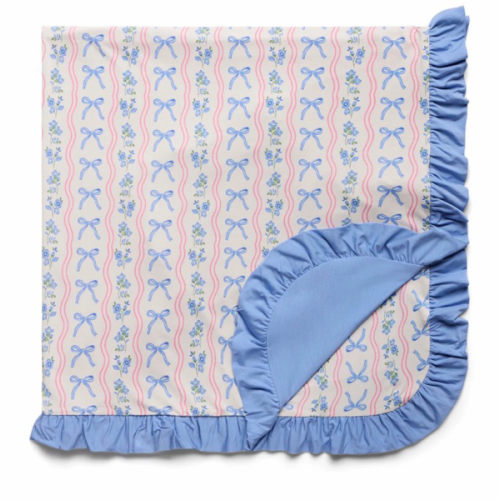 Amelia Bow Ruffle Blanket