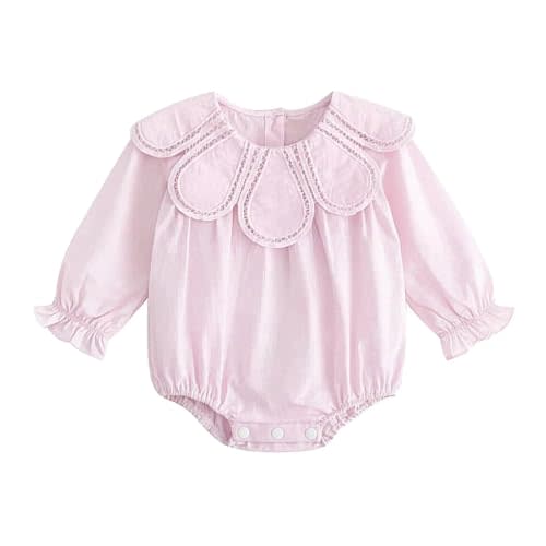Newborn Baby Girl Floral Romper Infant Sleeveless Solid Jumpsuit Summer Playwear Bodysuit
