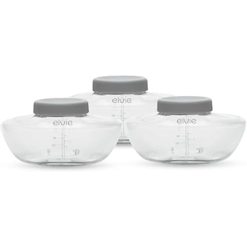 Elvie Pump - Breastmilk Storage Bottles - BPA Free - Breast Feeding Essentials - 3 Pack