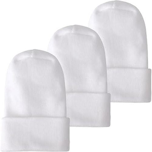 Newborn Baby Girl Hats Soft No Scratch Cotton Toddler Infant Beanie Caps Newborn Hospital Hat for Boy Girl 0-6 Months