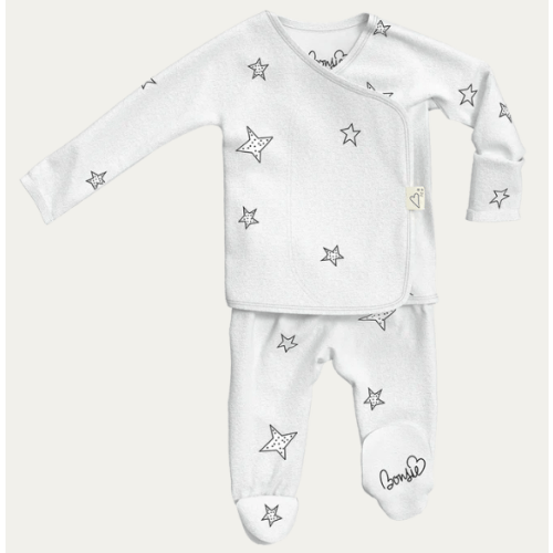 Footie - Stars – Bonsie Skin to Skin Babywear