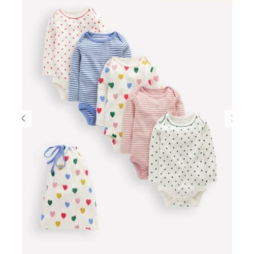5-pack Bodies-Multi Hearts | Boden USA