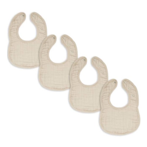 Comfy Cubs Muslin Bibs - Sand