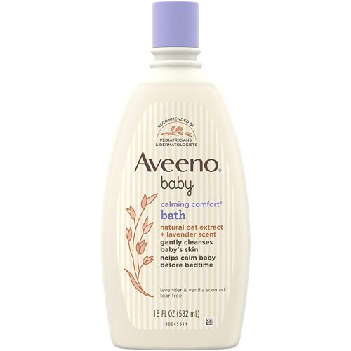 Aveeno Baby Calming Comfort Bath Soap, 18 Fl Oz Lavender & Vanilla Scent
