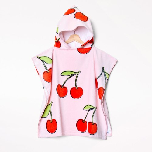 Cherry Poncho Towel