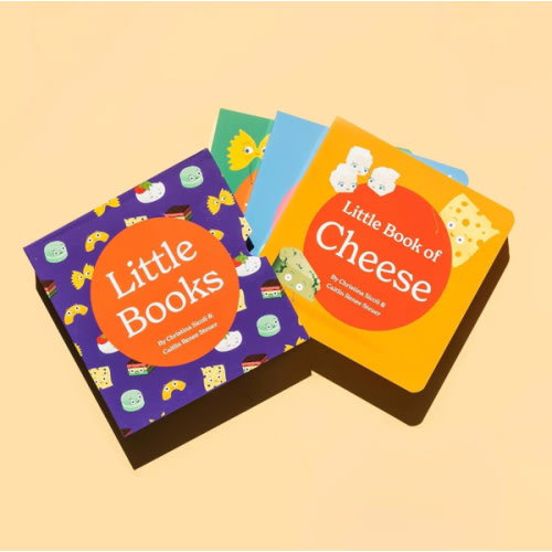 Little Books Culinary Collection Future Foodie 3 Board Book Box Set Pasta Cookies Cheese Phonics and Rhymes Baby Shower Gift 0-12 Months Toddler Book Ages 1-4 Years