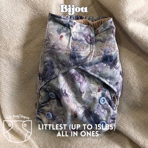 Bijou Print Littlest All-in-One Diaper Exemplar Fit | Thea Evelyn Designs