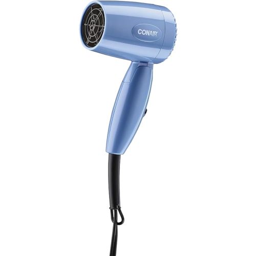 Conair Dual Voltage Hair Dryer, Compact Folding Handle Design, 1600W